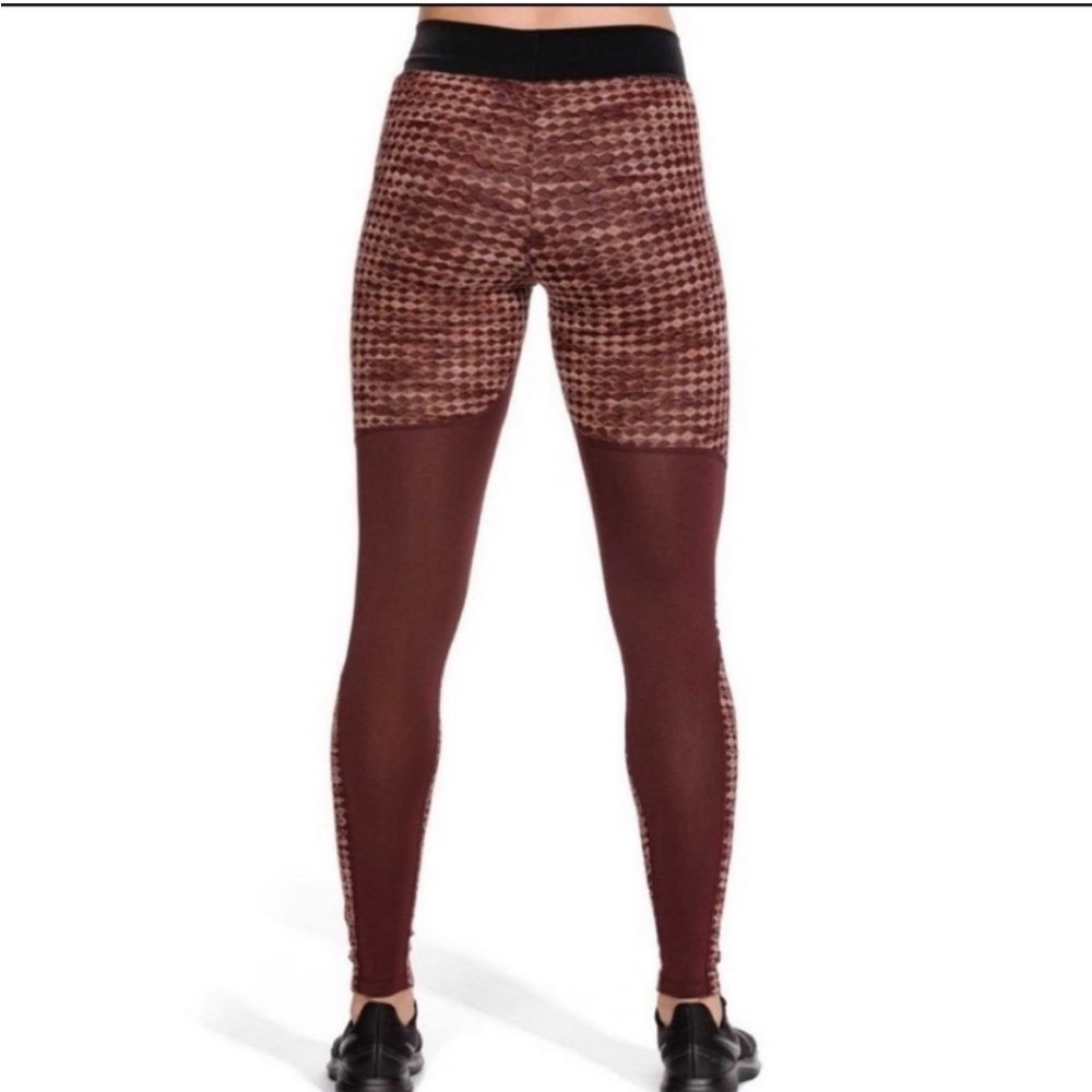 Nike Women's Pro Hyperwarm Training Set Burgundy size XL - Picture 5 of 13